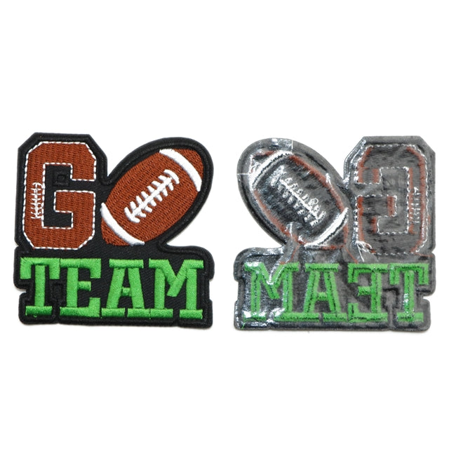 Football Embroidery Patch