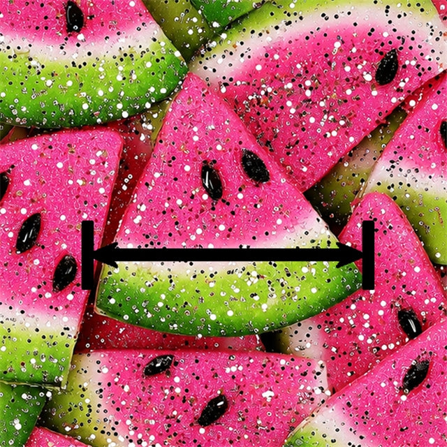 Watermelon Printed Faux Leather Sheet