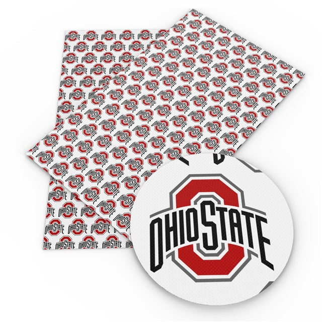 Buckeyes Printed Fabric FeeFiFauxLeather