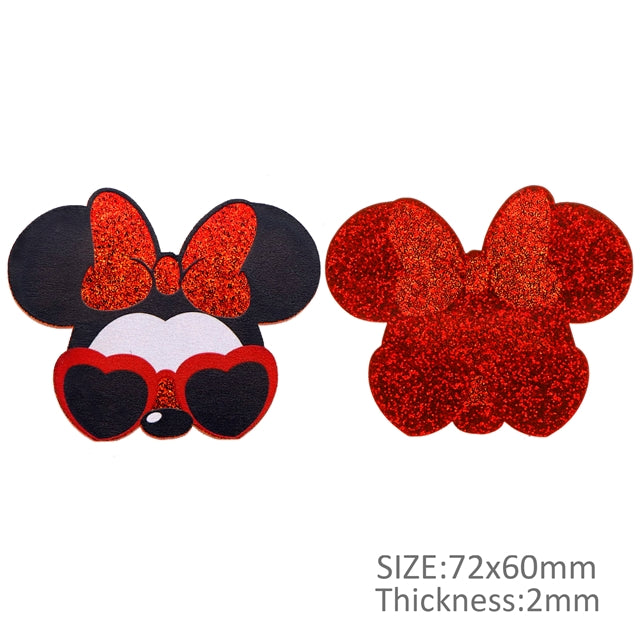 Mouse Glitter Resin 5 piece set FeeFiFauxLeather