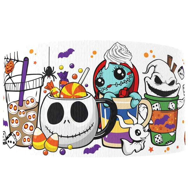 Nightmare Before Christmas 1 Yard Printed Grosgrain Ribbon