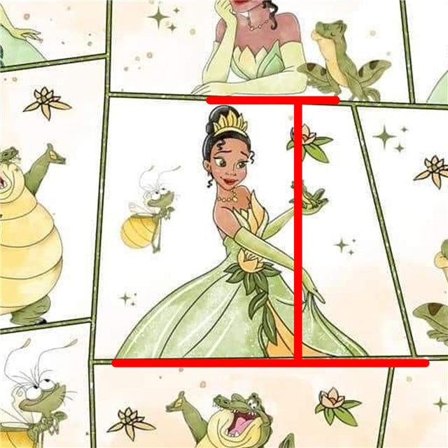 Princess Faux Leather Sheet – Cartoon Character Smooth Material for DIY Accessories FeeFiFauxLeather