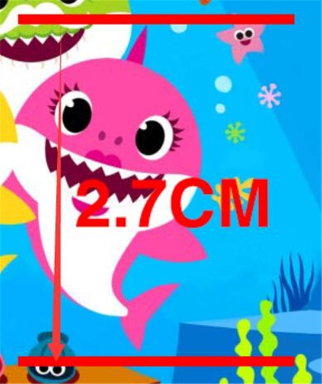 Baby Shark Printed Faux Leather Sheet FeeFiFauxLeather