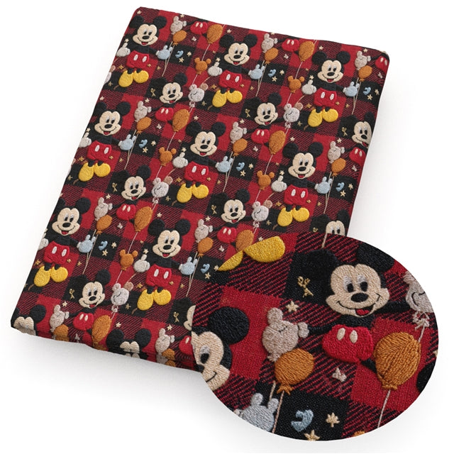 Mouse Bullet Printed Fabric FeeFiFauxLeather