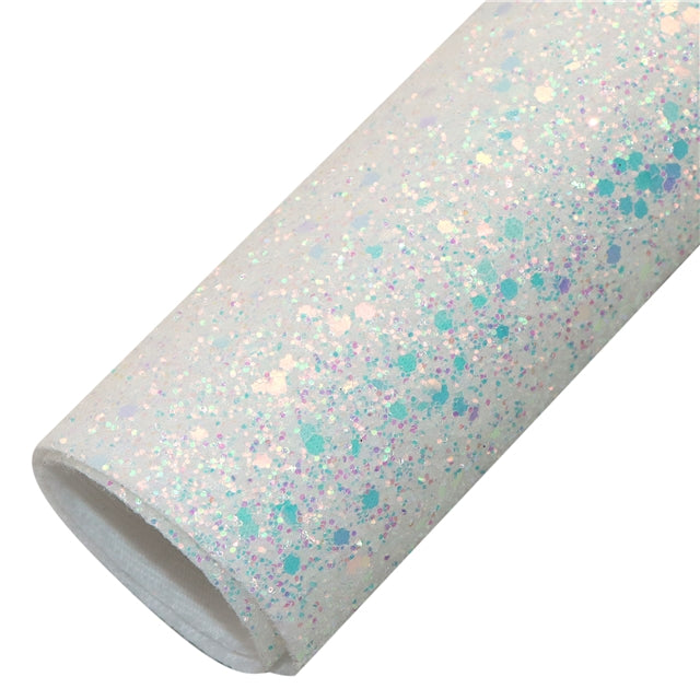 Chunky Glitter Printed Faux Leather FeeFiFauxLeather