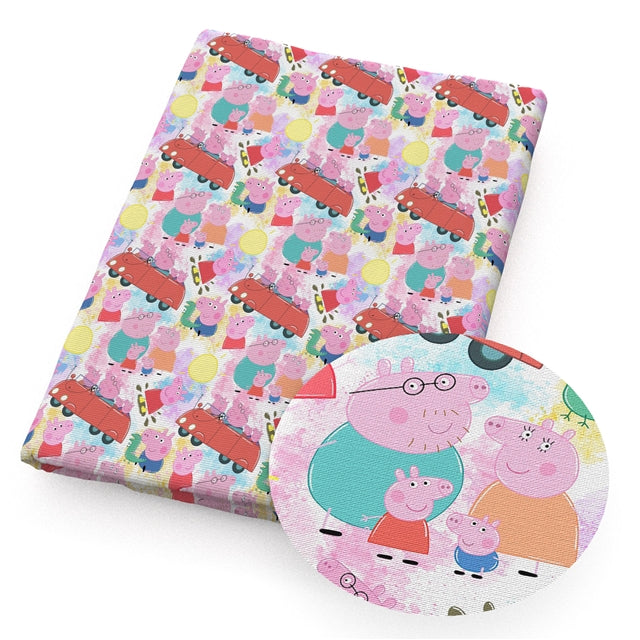 Peppa Pig Printed Faux Leather FeeFiFauxLeather