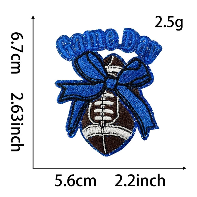 Football Embroidery Patch