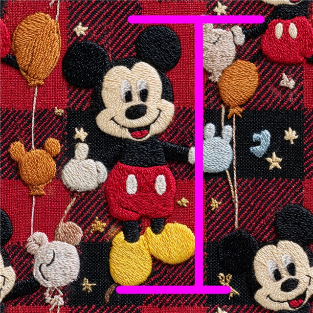 Mouse Bullet Printed Fabric FeeFiFauxLeather