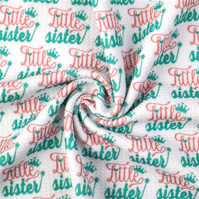 Little Sister Bullet Printed Fabric FeeFiFauxLeather