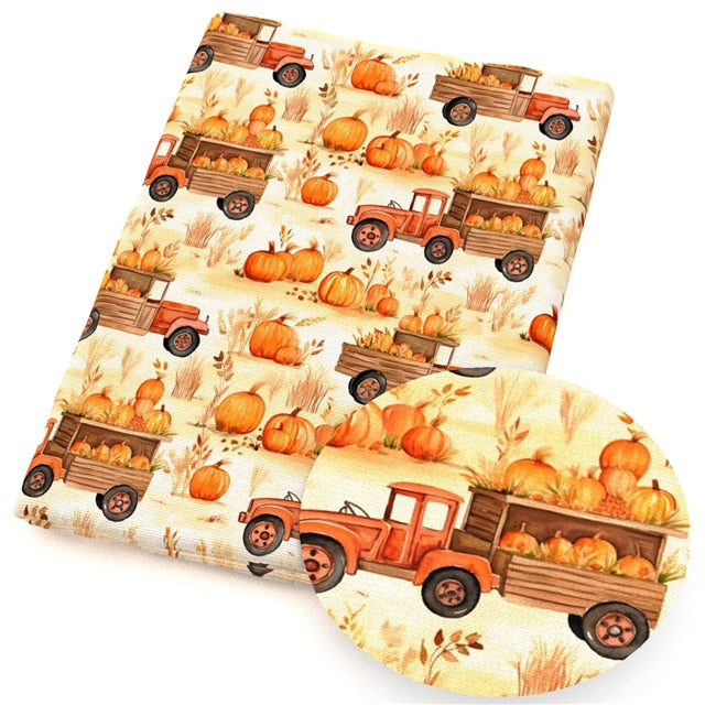 Fall Printed Fabric FeeFiFauxLeather