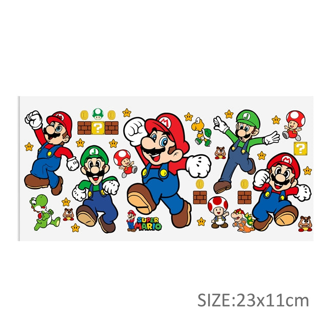 Super Mario UV DTF Cup Wrap – Video Game Cup Wrap Design for Tumblers FeeFiFauxLeather