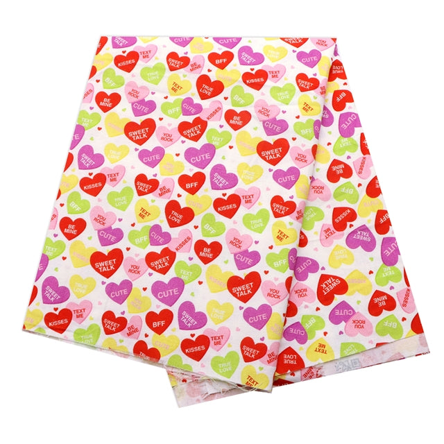 Valentines Printed Fabric