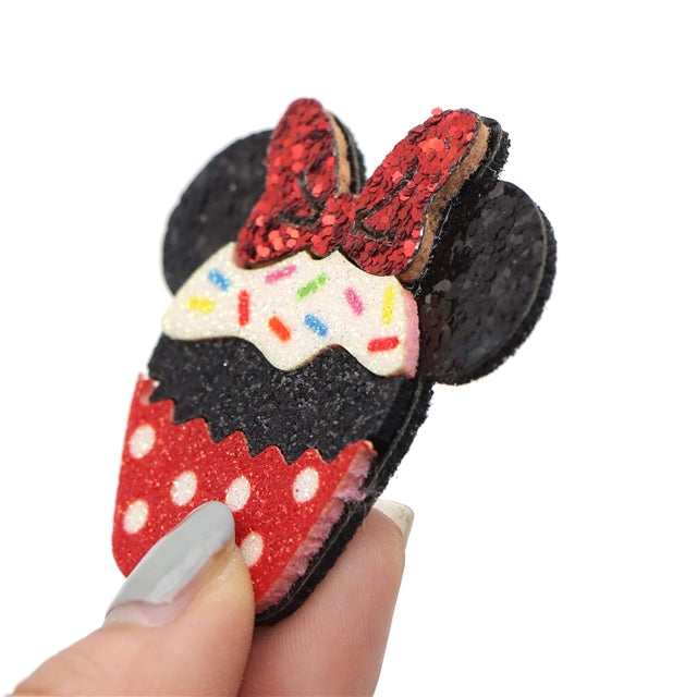 Mouse Glitter Resin 5 piece set FeeFiFauxLeather