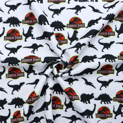 Jurassic Park Textured Liverpool/ Bullet Fabric with a textured feel