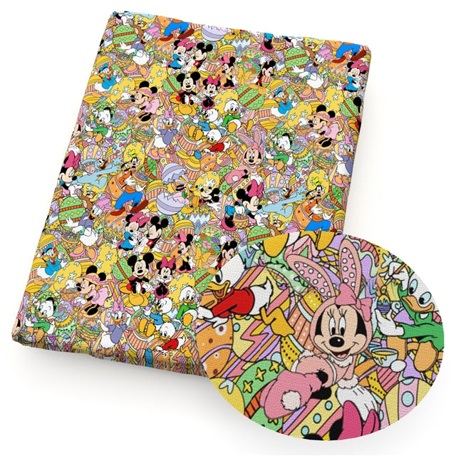 Minnie Easter Textured Liverpool/ Bullet Fabric with a textured feel