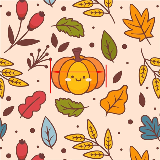 Fall Faux Leather Sheet – Cartoon Character Smooth Material for DIY Accessories FeeFiFauxLeather