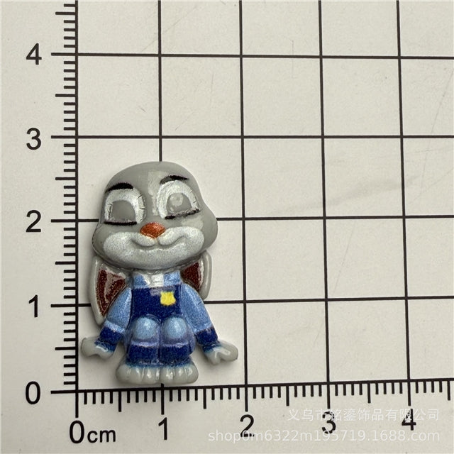 3-D Rabbit Acrylic Resin 5 piece set FeeFiFauxLeather
