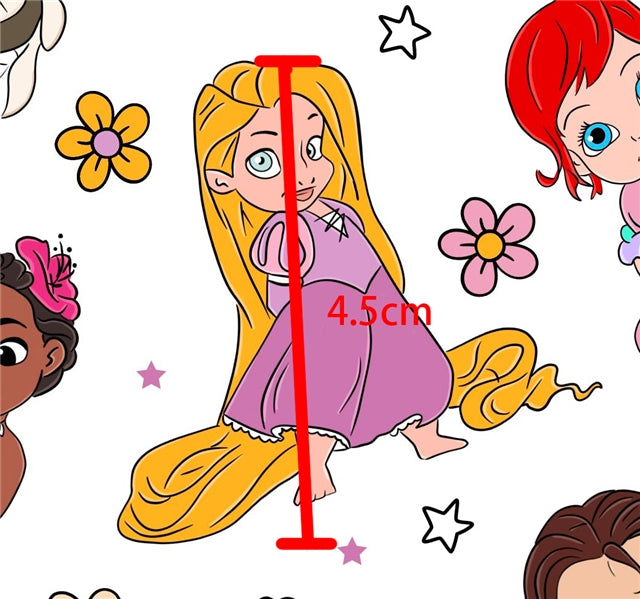 Princesses Printed Fabric FeeFiFauxLeather