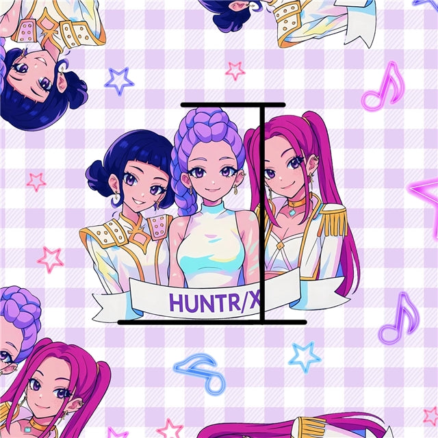 K-Pop Huntrx Printed Fabric