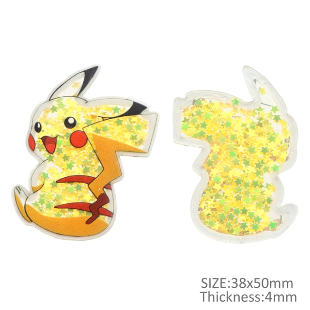 Pikachu Pokemon Quicksand Sequin Resin