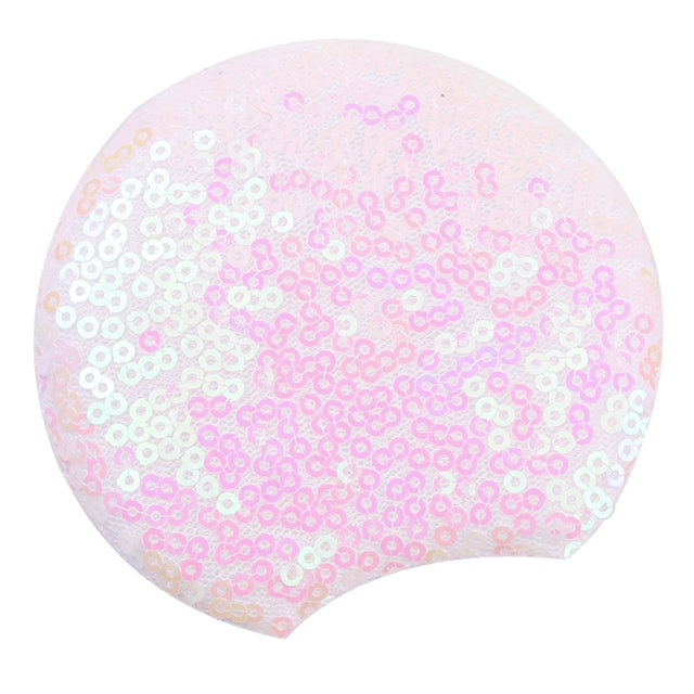 3.5” Large Sequin Mickey Ears, Mouse ears, Double-sided and padded, DIY Mouse headbands FeeFiFauxLeather
