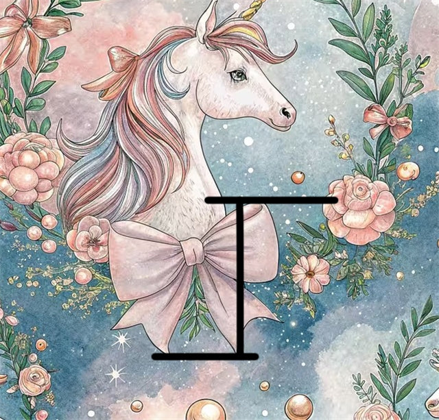 Unicorn Printed Faux Leather Sheet
