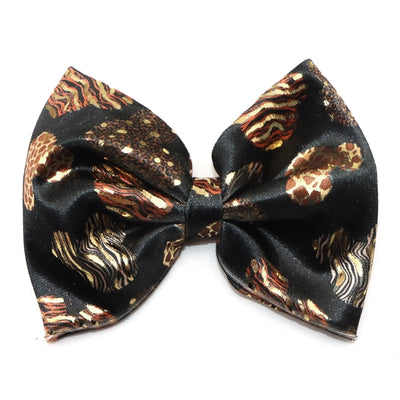 Large 5 Inch Gold Velvet Character Bow Multiple Character Bows 5” Velvet Winnie The Pooh, Lion King