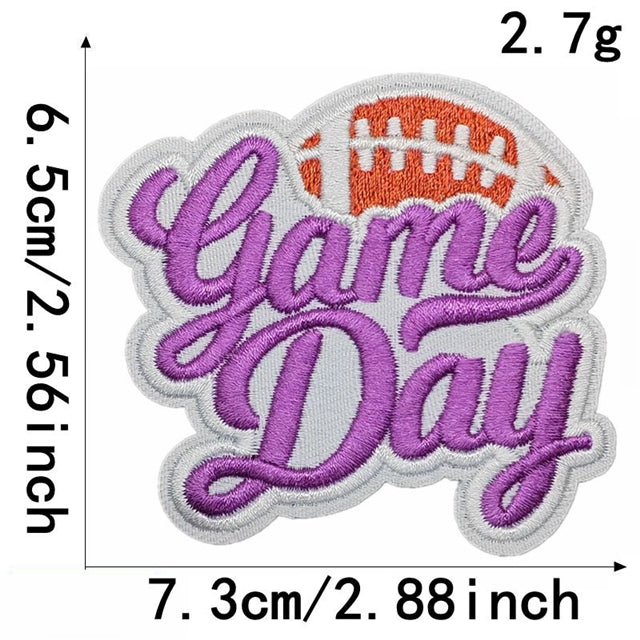 Football Embroidery Patch