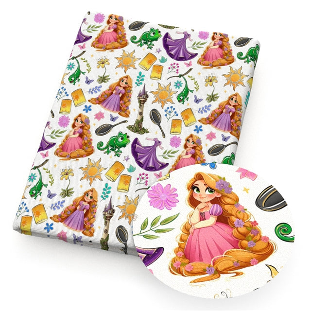 Princess Printed Faux Leather Sheet FeeFiFauxLeather