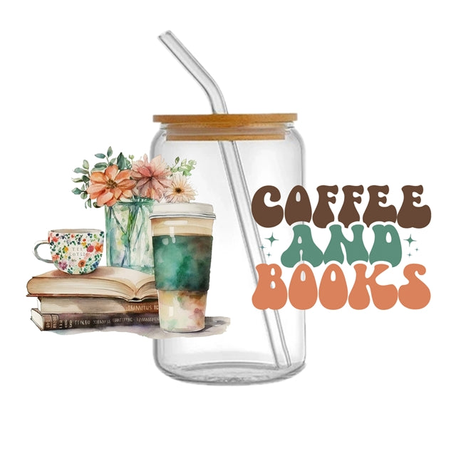 Coffee UV DTF Cup Wrap – Easy Cup Wrap for Tumblers & Projects FeeFiFauxLeather