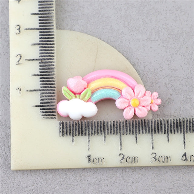 3-D Rainbow Acrylic Resin 5 piece set (Copy) FeeFiFauxLeather