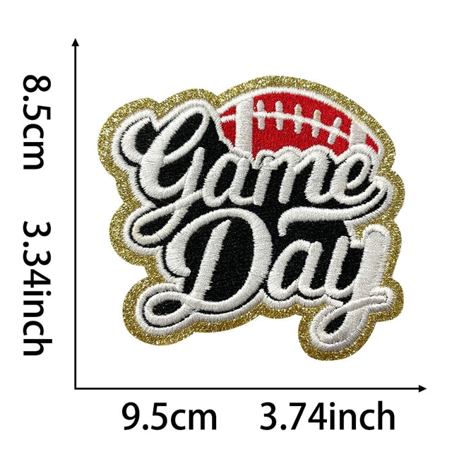 Football Embroidery Patch