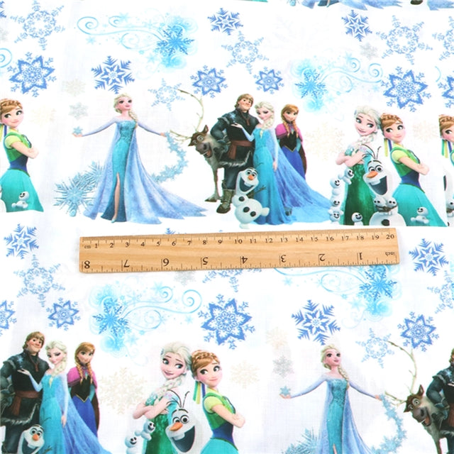 Ice Princess Faux Leather Sheet – Cartoon Character Smooth Material for DIY Accessories FeeFiFauxLeather