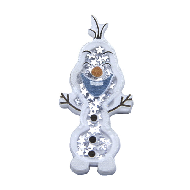 Olaf Frozen Quicksand Sequin Resin