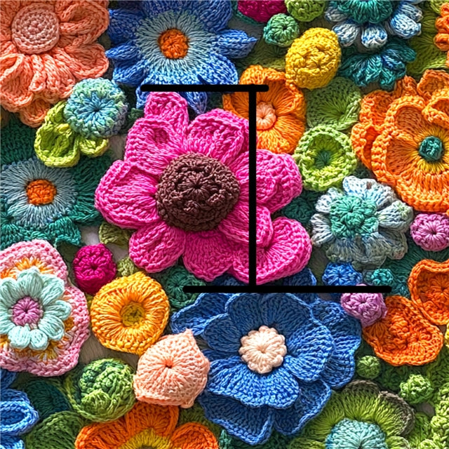 Floral Flowers Smooth Printed Faux Leather Sheet