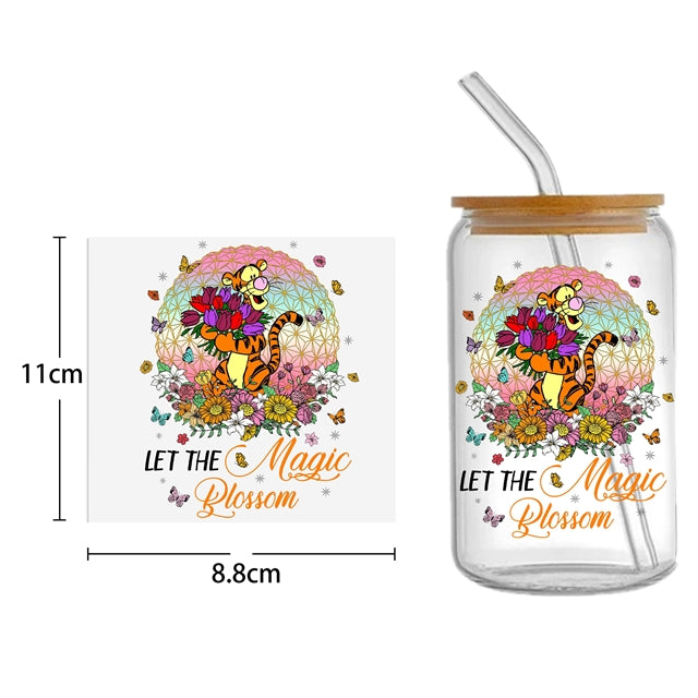Pooh Bear UV DTF Cup Wrap – Decorative Wrap Design for Tumblers & Cups FeeFiFauxLeather