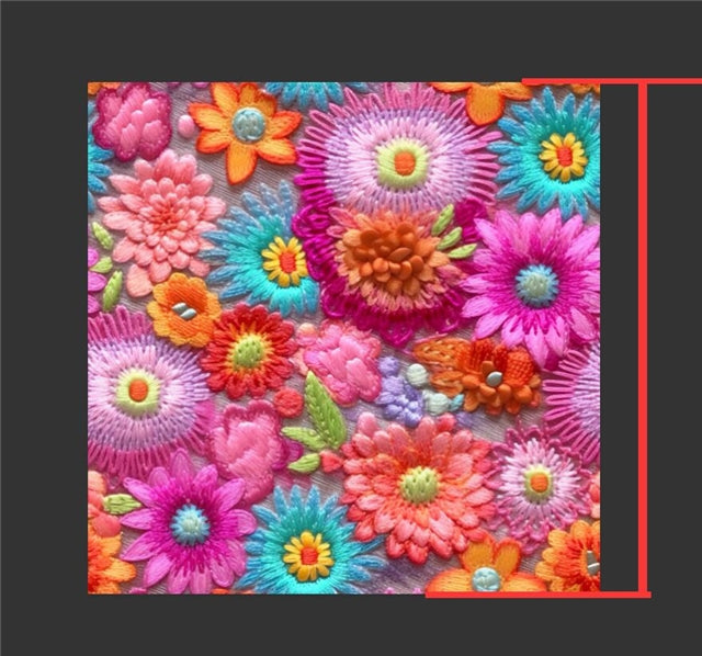Floral Flowers Smooth Printed Faux Leather Sheet