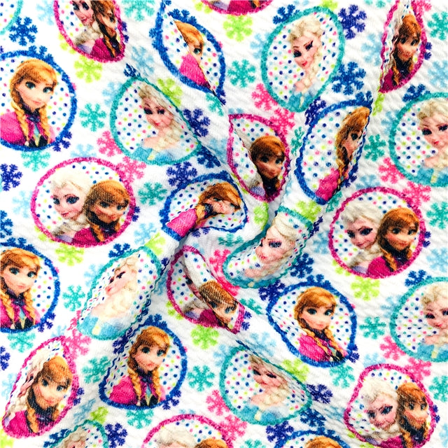 Princesses Printed Fabric