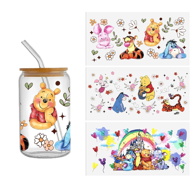 Honey Bear UV DTF Cup Wrap – Easy Cup Wrap for Tumblers & Projects FeeFiFauxLeather