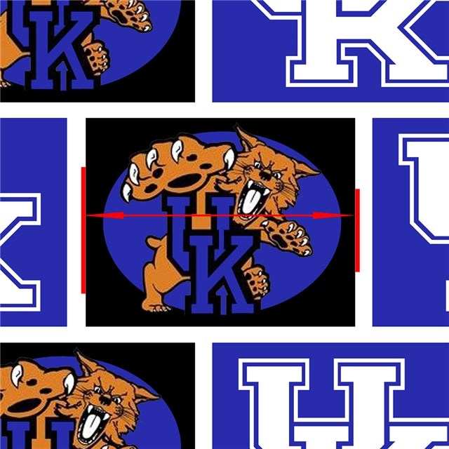 Wildcats Faux Leather Sheet FeeFiFauxLeather