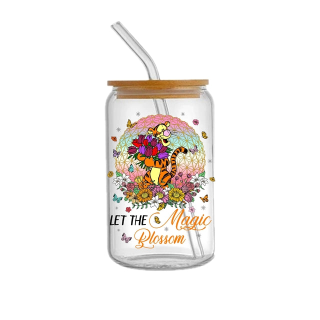 Pooh Bear UV DTF Cup Wrap – Decorative Wrap Design for Tumblers & Cups FeeFiFauxLeather