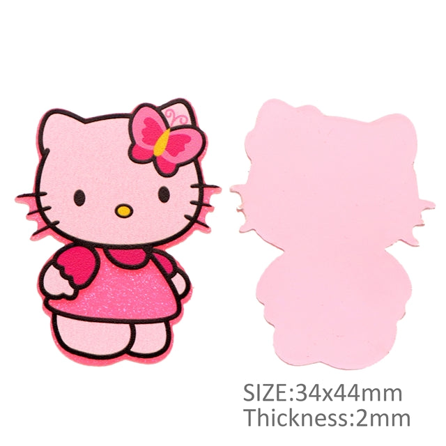 Cute Cat Fine Glitter Acrylic 5 piece set