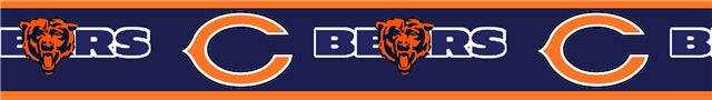 Bears Football Ribbon 1 Yard Printed Grosgrain Ribbon 1 1/2 inch wide FeeFiFauxLeather