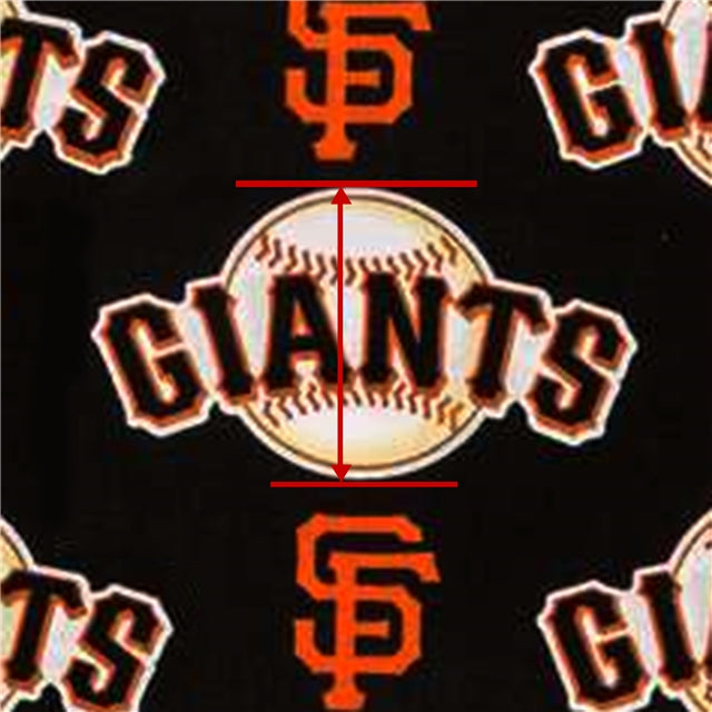 Giants Baseball Printed Faux Leather FeeFiFauxLeather