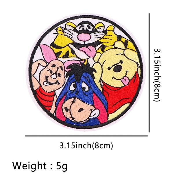 Characters Embroidery Patch