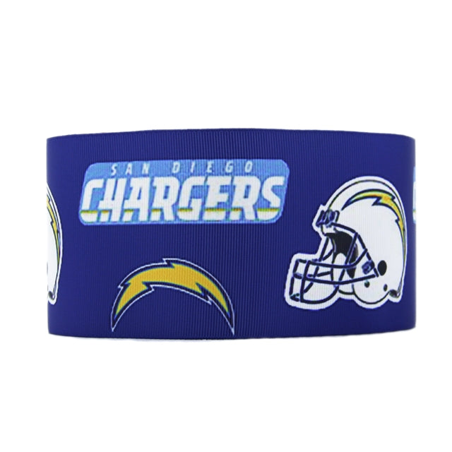 Chargers 1 Yard Printed Grosgrain Ribbon 1 1/2 inch wide FeeFiFauxLeather