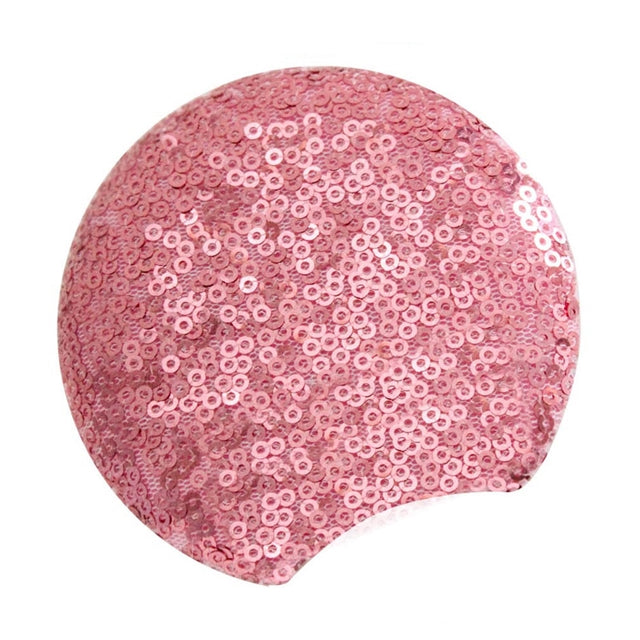 3.5” Large Sequin Mickey Ears, Mouse ears, Double-sided and padded, DIY Mouse headbands FeeFiFauxLeather