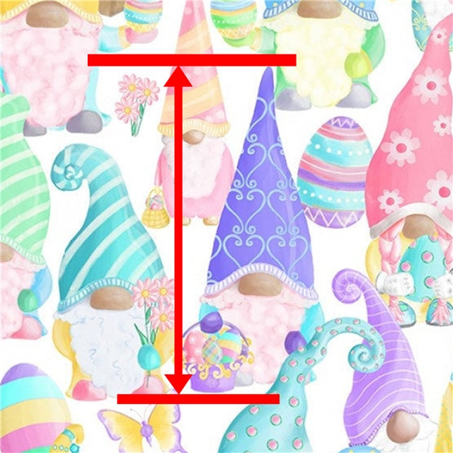 Easter Gnomes Textured Liverpool/ Bullet Fabric