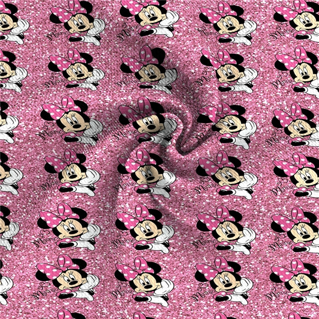 Mouse Glitter Textured Liverpool/ Bullet Fabric FeeFiFauxLeather