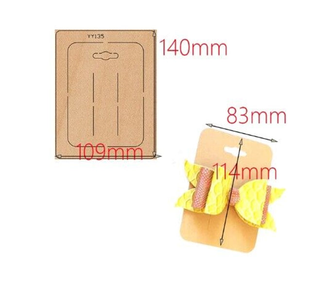 Packing Card for Bows Cutting Die FeeFiFauxLeather